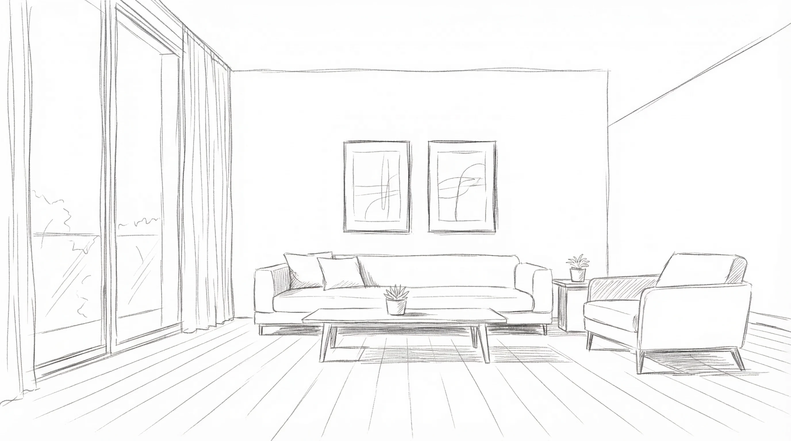 Draft architectural render