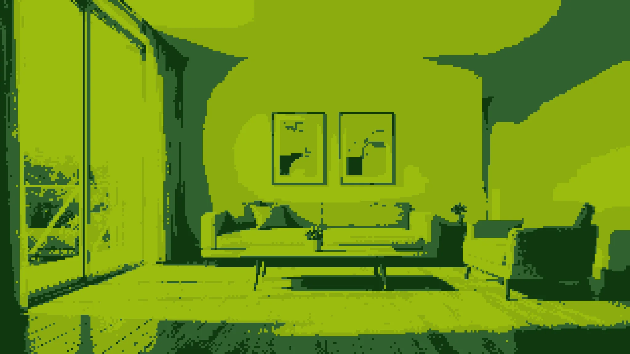 Retro-styled converted image